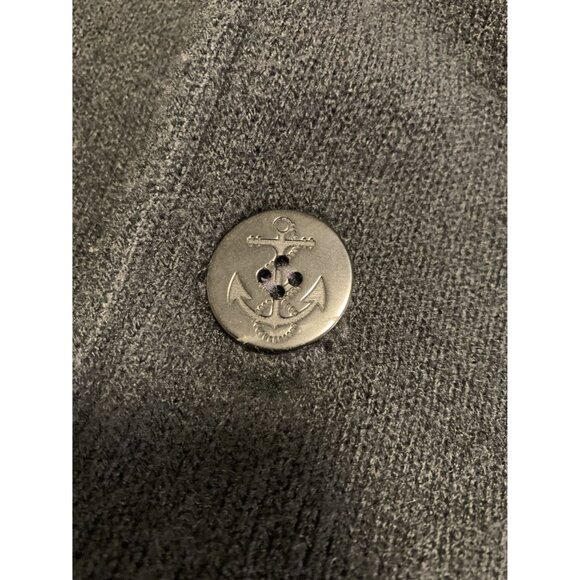 Obey Propaganda M Knit Double Breasted Pea Coat W/ Nautical Buttons - Picture 8 of 9